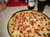 Apple and Chorizo Pizza w/Cornmeal Crust